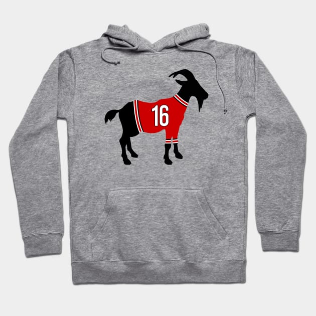 Vincent Trocheck GOAT Hoodie by cwijeta